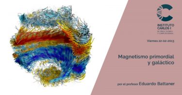 Cartel de la Conferencia: Magnetismo primordial y galáctico.