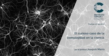 Cartel de la Conferencia: El curioso caso de la complejidad en la ciencia.