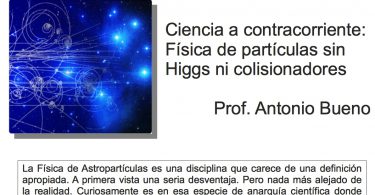 Cartel de la Conferencia: Ciencia a contracorriente.