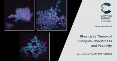 Cartel de la Conferencia: Physicist's Theory of Biological robustness and plasticity.