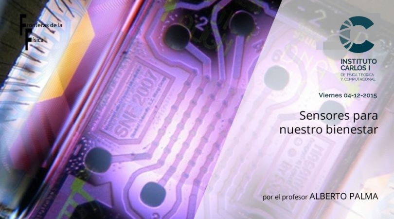 Cartel de la Conferencia: Sensores para nuestro bienestar.