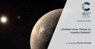 Cartel de la Conferencia: ¿Existen otras Tierras en nuestra Galaxia?