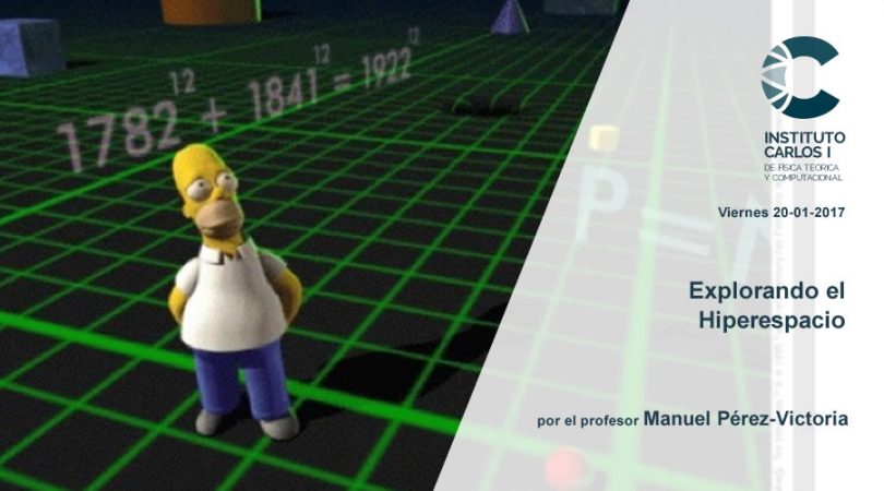 Cartel de la Conferencia: Explorando el Hiperespacio