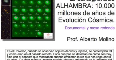 Cartel de la Conferencia: El cartografiado ALHAMBRA.