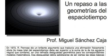 Cartel de la Conferencia: Un repaso a las geometrias del espaciotiempo.