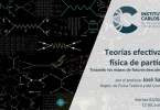 Cartel de la Conferencia: Teorías efectivas en física de partículas.