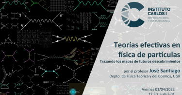 Cartel de la Conferencia: Teorías efectivas en física de partículas.
