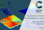 Cartel de la Conferencia: Visualización de fenómenos electromagnéticos transitorios.