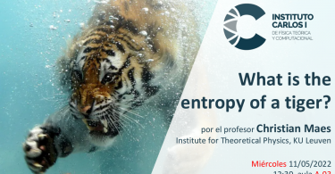 Cartel de la Conferencia: What is the entropy of a tiger?